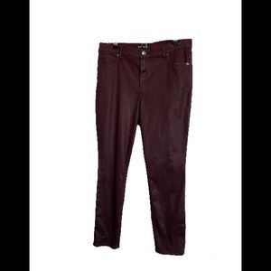 High rise skinny ankle jeans